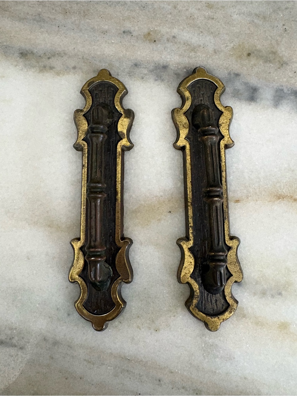 Vintage / antique drawer pulls 3” mounting